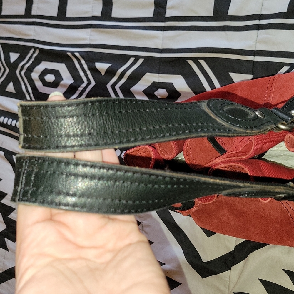 Lucky Brand Suede Leather Shoulder Bag - Picture 9 of 16
